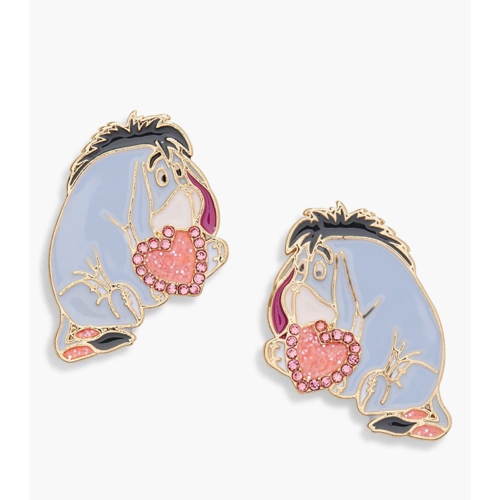 Disney X Baublebar Eeeyore Valentines Day Stud Earrings